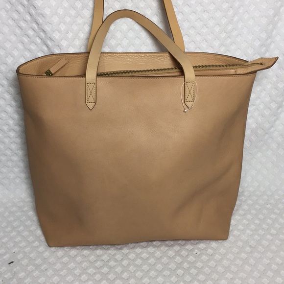 Madewell Bags Madewell Zip Top Transport Leather Tote Poshmark